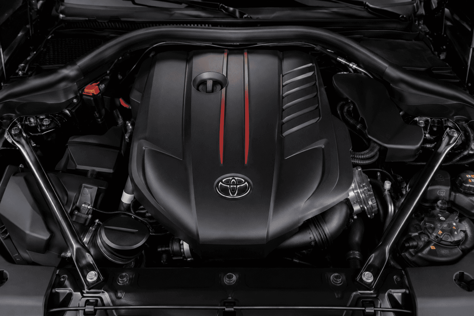 B58 engine bay — Toyota GR Supra A90